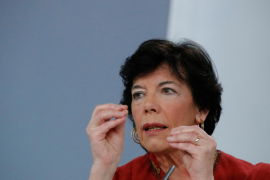 La ministra de Educación, Isabel Celaá