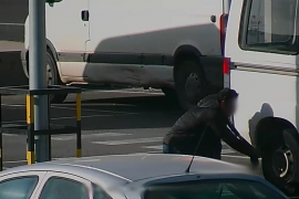 Robo con pinchazos en Palma