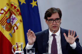 El Ministro de Sanidad Salvador Illa, en rueda de prensa