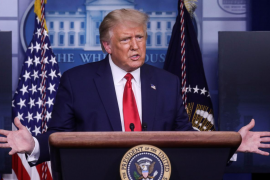 El presidente de Estados Unidos, Donald Trump