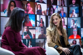 Malena Contestí junto a Inés Arrimadas