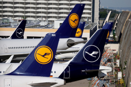 Imagen de aviones de Lufthansa