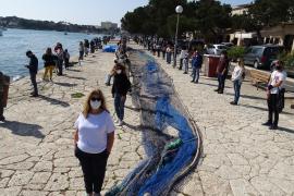 Cadena humana en Portocolom