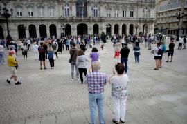 Concentración de repulsa por el asesinato de Samuel