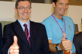 Alberto Ruiz Gallardón e Iñaki Urdangarin.