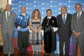 Fiesta de graduación en la Universitat