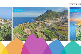 Aspecto del nuevo material para promocionar la zona y destacar la condición de la Serra como Patrimonio Mundial de la Unesco.