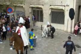 Las cámaras de IB3 recogieron el momento de la tercera caída del animal.