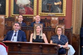 El grupo municipal del PP en el pleno de Cort