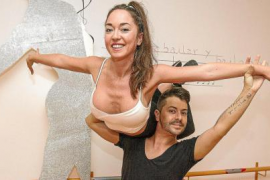 Jessica Prat y Francisco Haro durante un ensayo. Foto: TONI ESCOBAR