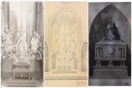 Alfonso XIII y Gaudí, unidos por la Seu