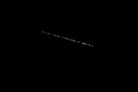 Los satélites de Starlink, visibles desde Mallorca