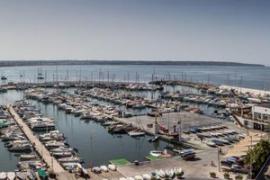 Vista aérea del Club Marítimo San Antonio de la Playa, de Palma.