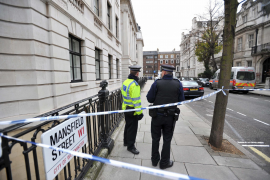 Policía británica.