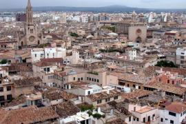 Vista general del casco antiguo de Palma