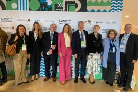 Miembros del sector público y privado de la delegación balear en la Convención de Turespaña en San Sebastián.
