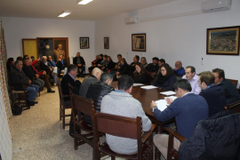 Ple de Lloret sobre las caravanas