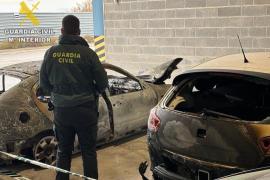 Sucesos.- Detenido un hombre de 33 años por incendiar 8 vehículos en un aparcamiento de Fraga (Huesca)