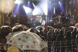 Cancelan los primeros conciertos de Sant Sebastià por la lluvia.