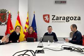 Zaragoza.-Chueca asegura que la ciudad está bajo control ante una nevada excepcional, pero no es situación de emergencia