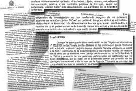 El fiscal general del Estado redactó un escrito «de defensa» de Matas