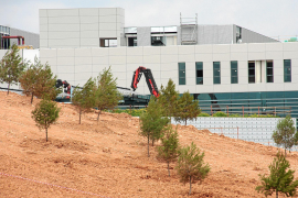 PALMA. HOSPITAL SON ESPASES. OBRAS DEL HOSPITAL SON ESPASES.