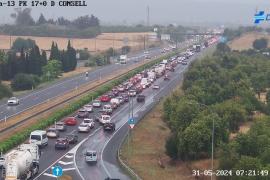 Estado del tráfico en las carreteras de Mallorca este viernes