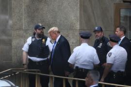 Former U.S. President Trump's criminal trial on charges of falsifying business records, in New York