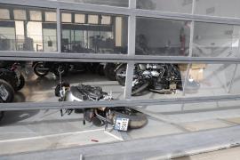 La Policía Nacional investiga el intento de robo de motos en un concensionario de Palma