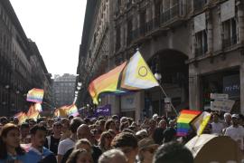 Más de un millar de personas recorren Palma por el Día del Orgullo con el «temor a la ultraderecha»
