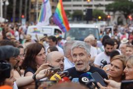 Marlaska llama al colectivo LGTBI a estar "con las defensas bien altas": "Cualquier retroceso es posible" con PP y Vox