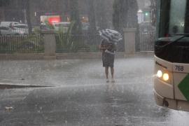 La DANA provocará lluvias fuertes en Mallorca