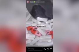 Captura de una de las 'stories' de Instagram que publicaba el detenido en su cuenta