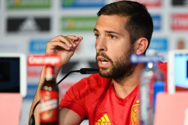 Jordi Alba apunta a los medios: «El mal rollo lo genera la prensa»