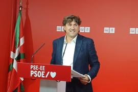 Andueza (PSE) celebra "la ambiciosa" reforma fiscal pactada con PNV "para que paguen más los que más tienen"