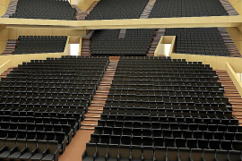 Las butacas pueden retrasar cinco meses la apertura del Palacio de Congresos