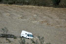 Fuertes lluvias en Málaga