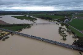 Sevilla.-Desalojo preventivo de zonas inundables en la margen izquierda del Guadalquivir ante la crecida del río
