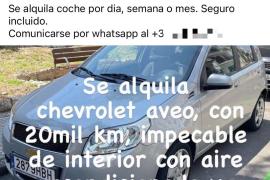 La última moda en Mallorca: alquilar el coche particular