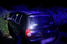 Fuga frustrada en Manacor: Esconde el coche y huye a pie dejándose la cartera