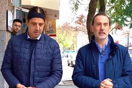 Sureda y Le Senne en una imagen del video difundido por Vox.