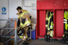 Refuerzan el servicio de Bomberos de Ibiza ante el aviso naranja por viento y oleaje