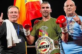 Fernando 'La Roca' Heredia tras proclamarse campeón del mundo.