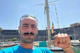 Ángel Benítez García, activista mallorquín en la nueva Flotilla Global Sumund.