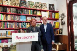 Del Arco y Collboni en la librería Documenta este viernes.