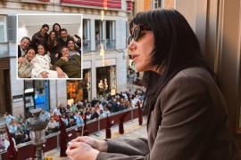 Angy Fernández en la Semana Santa de Málaga