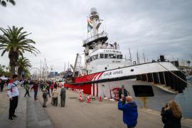El barco de Open Arms de la segunda expedición de la Global Sumud Flotilla.