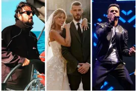 Antonio Orozco, Edurne y Luis Fonsi.