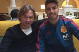 Marco Asensio y Karpin se reencuentran en Rusia