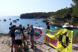 El GOB denuncia en Portals Vells el impacto del fondeo sobre la posidonia